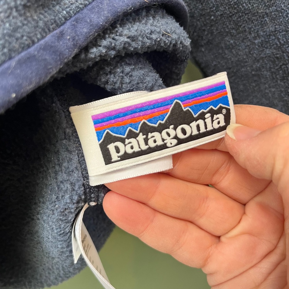 Patagonia Kids Better Sweater 1/4 Zip Fleece Pullover Navy Blue XS 5-6 65705 - Picture 8 of 8
